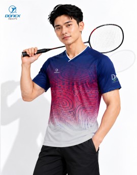Áo thể thao nam MC-9174-12-11 Navy phối hồng